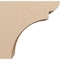 Ekena Millwork 9"W x 18"D x 18"H Classic Yorktown Rough Cedar Woodgrain TimberThane Corbel, Primed Tan CORUR09X18X18YORRCPR - alternate 3